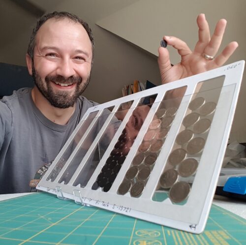 Jason Diceman with prototype 2017